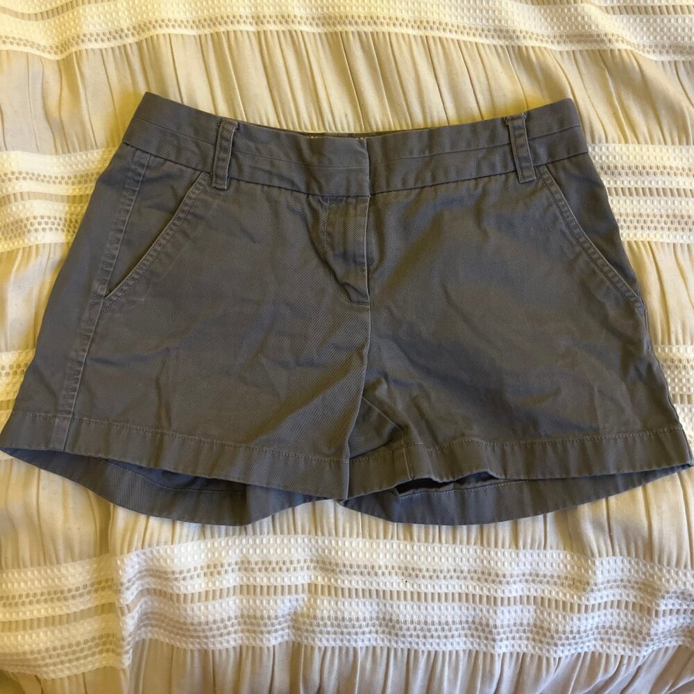 Dark Grey J.Crew Fancy Cargo Shorts (2)